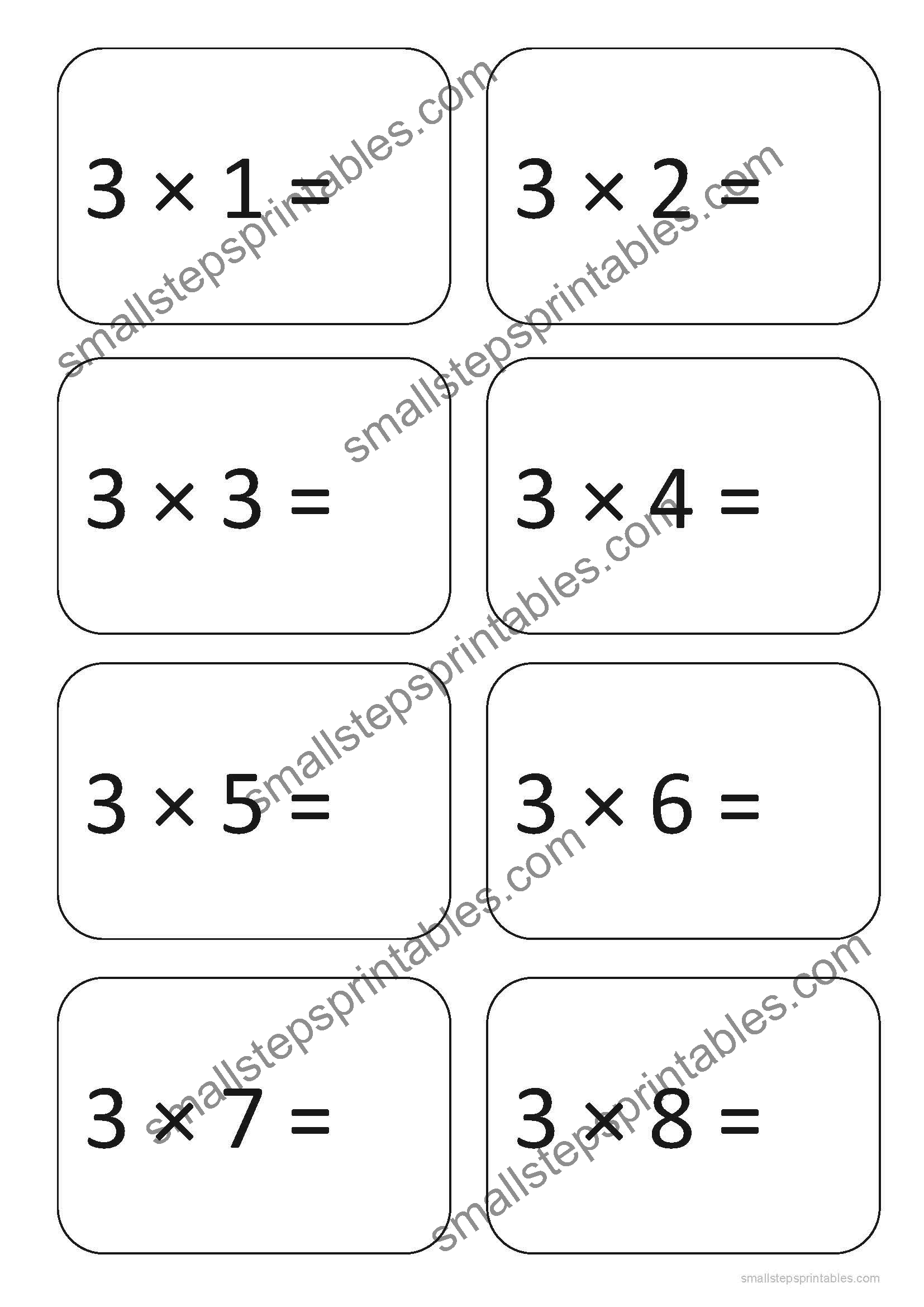 Visual Multiplication (200 Printable Cards) - Image 3